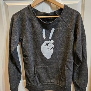 BNWT - Be Love Peace sweatshirt